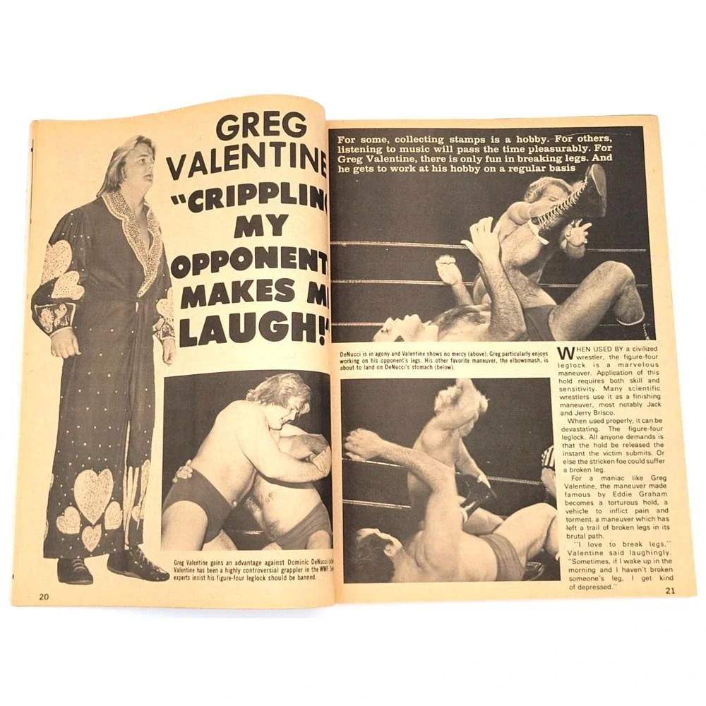 SPORTS REVIEW‎ WRESTLING JULY 1979  RIC FLAIR ANDRE THE GIANT BLACKJACK MULLIGAN